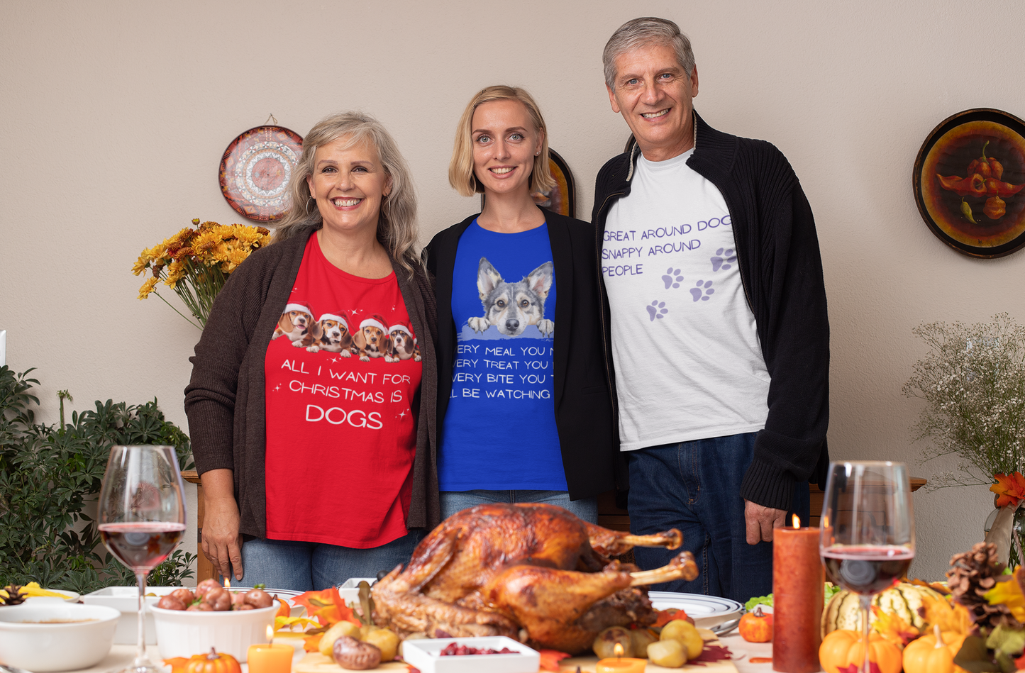 Classic Unisex Crewneck Sweatshirt | All I Want For Christmas Is Dogs